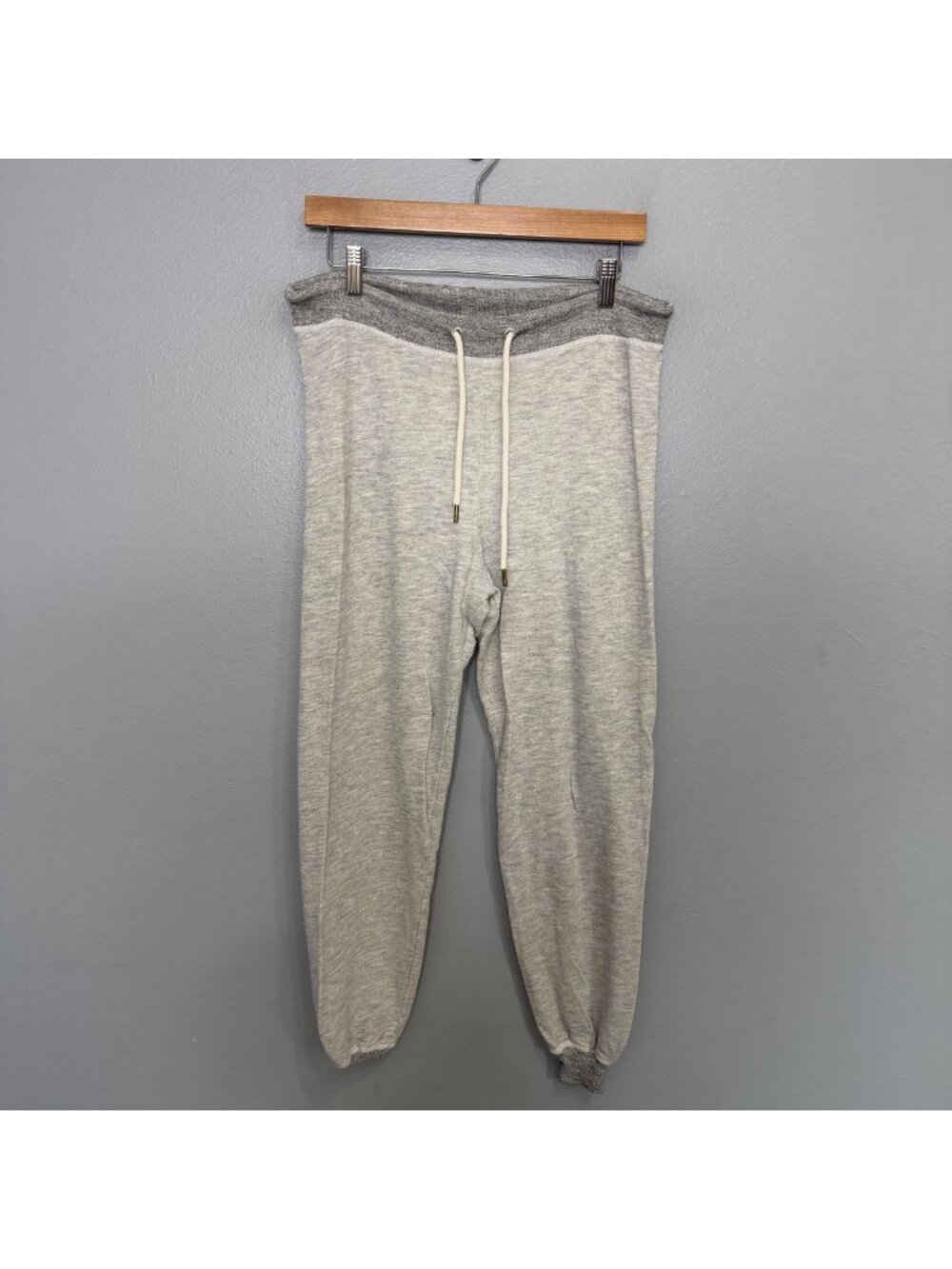 THE GREAT. sweatpants jogger in heather gray size 1 or S